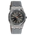 Poze Poze Quartz Analog Grey Dial Grey Denim Strap Watch For Men - image number 2