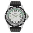 SF Quartz Analog Black Dial Plastic Strap Watch for Men