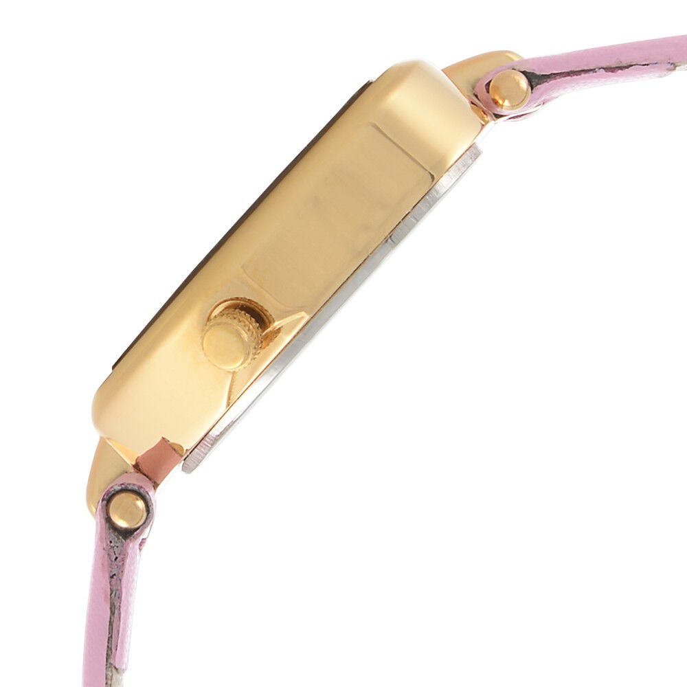 Buy Online Sonata Quartz Analog Pink Dial Leather Strap Watch for Women nk8142yl02 Sonata