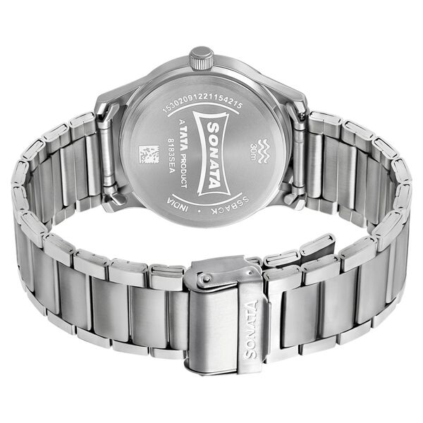Sonata Women of Steel Green Dial Metal Strap Watch for Women - image number 3