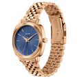 Sonata Vector Blue Dial Rose Gold-Tone Bracelet Watch for Men - image number 4
