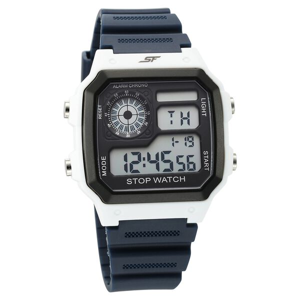 SF Hexa Digital Dial Unisex Watch With Polyurethane Strap - image number 0