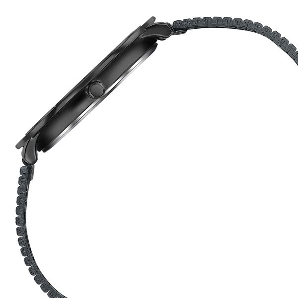 Sonata Sleek Black Dial Black-Tone Metal Bracelet Watch - image number 4