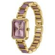 Poze Poze Quartz Analog Purple Dial Two Toned Metal & Plastic Strap Watch For Women - image number 4