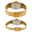 Sonata Quartz Analog Brown Dial Stainless Steel Strap Watch for Couple - image number 3