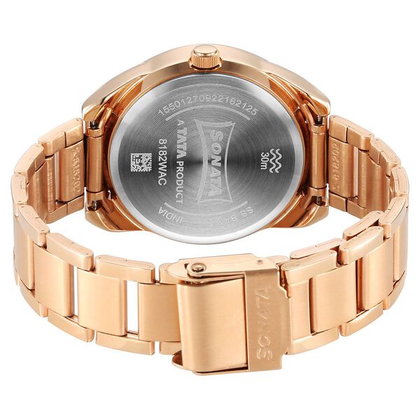 Sonata Unveil Quartz Multifunction Silver Dial Stainless Steel Strap Watch for Women - image number 3