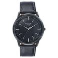Sonata Poze Quartz Analog Black Dial Leather Strap Watch For Men - image number 1