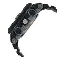 SF Quartz Analog Digital Black Dial Plastic Strap Watch for Men - image number 2