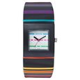 SF Quartz Analog White Dial Plastic Strap Watch for Women