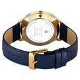 Sonata Gold Blue Dial Leather Strap Watch for Men with 22K Tanishq Gold Coin - image number 6