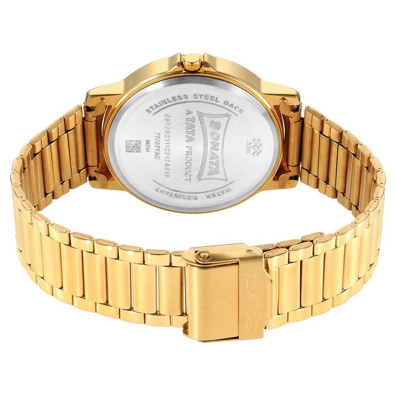 Buy Online Sonata Traditional Essentials Quartz Analog Blue Dial