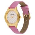 Sonata Splash White Dial Women Watch With Leather Strap - image number 2