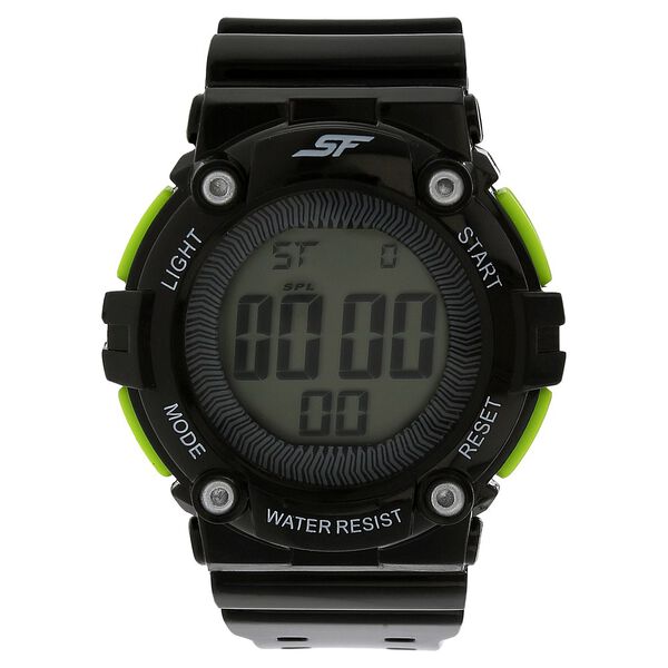 SF Digital Dial Black Plastic Strap Watch for Men - image number 0