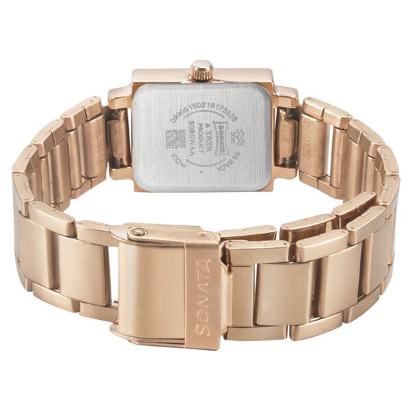 Sonata Blush Mother of Pearl Dial Women Watch With Stainless Steel Strap - image number 3