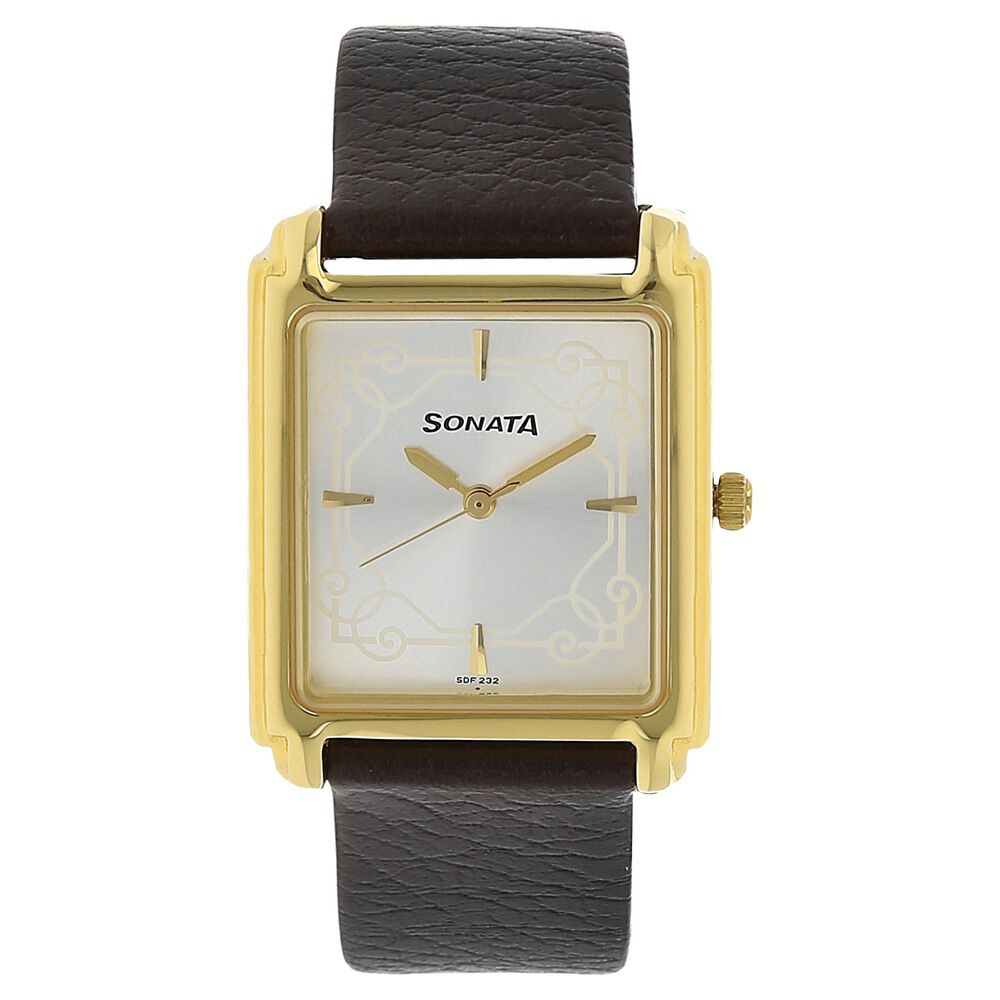Sonata watch square outlet