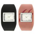 SF Quartz Analog White Dial Plastic Strap Watch for Women - image number 0