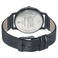 Sonata Quartz Analog Black Dial Leather Strap Watch for Men - image number 3