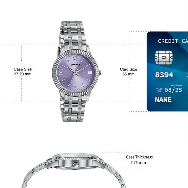 Premium looking versatile women's watch from Ease by Sonata - image number 3