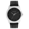 Sonata Quartz Analog with Date Black Dial Leather Strap Watch for Men - image number 0