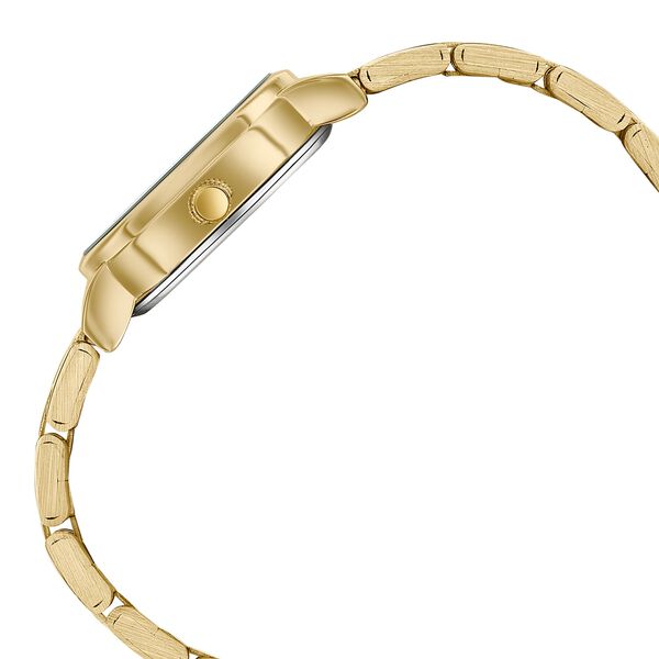 Poze By Sonata Quartz Analog White Mother of Pearl Dial Golden Stainless Steel Strap Watch For Women - image number 5