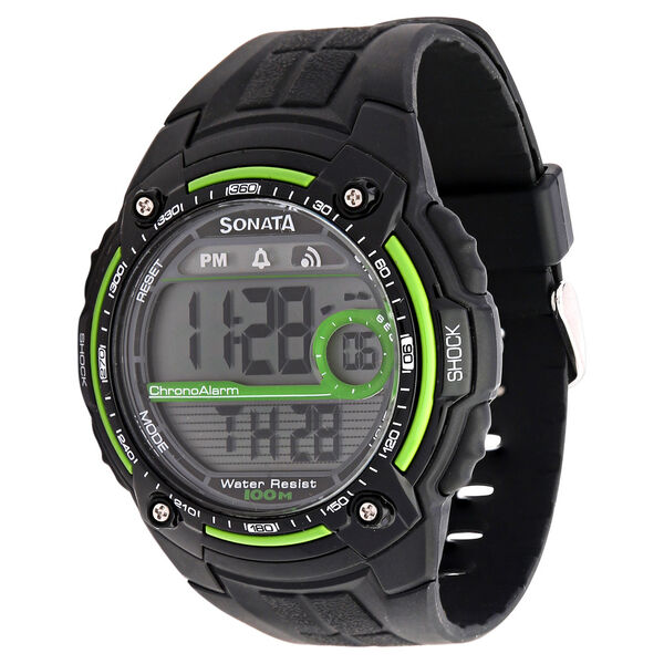 SF Digital Dial Plastic Strap Watch for Men - image number 1