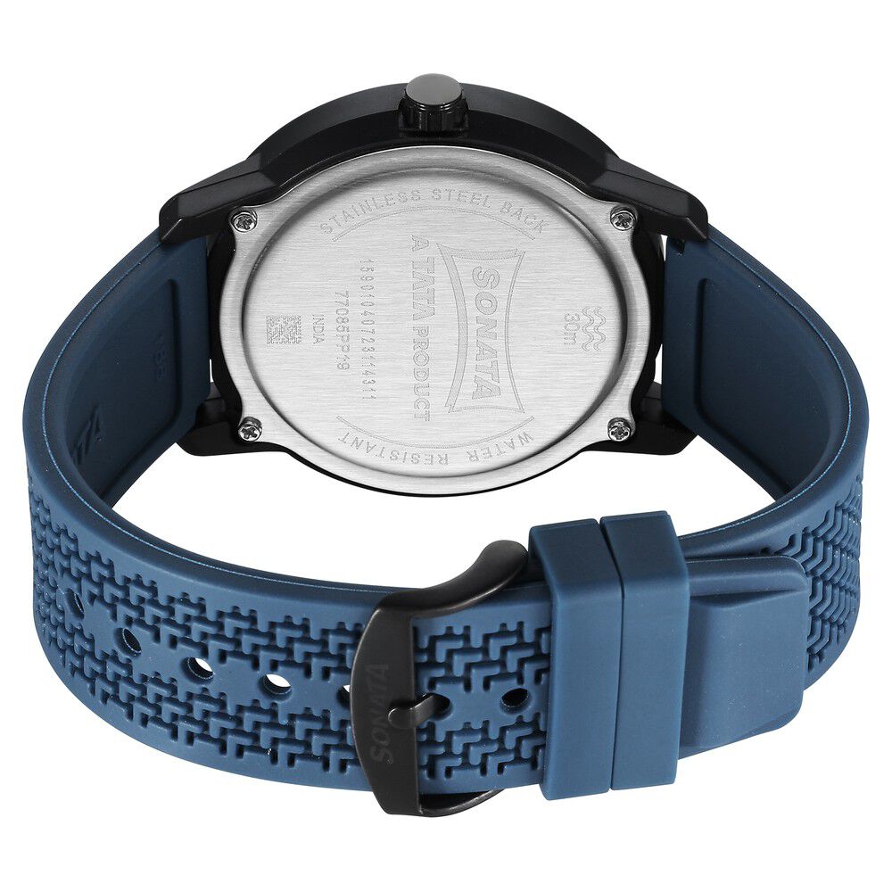 Buy Online Sonata Volt Quartz Analog Multicoloured Dial Polyurethane Strap Watch for Men 77085pp19w Sonata