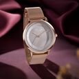 Sonata Poze Quartz Analog White Dial Mesh Strap Watch for Women - image number 0