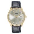 Sonata Wedding Edit Quartz Analog with Date Golden Dial Leather Strap Watch For Men - image number 0