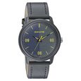 Sonata Quartz Analog Grey Dial Leather Strap Watch for Men