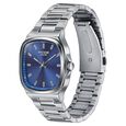 Poze Poze Quartz Analog Blue Dial Silver Metal Strap Watch For Men - image number 4