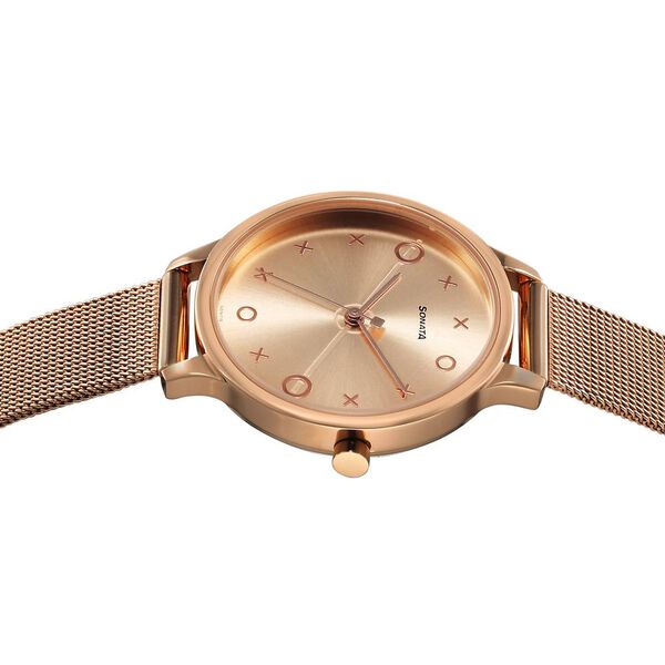 Sonata Play Rose Gold Dial Watch for Women - image number 3