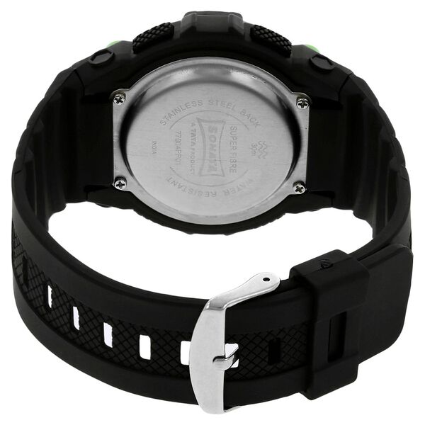 SF Digital Dial Black Plastic Strap Watch for Men - image number 3