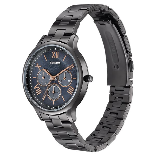Sonata Women's Work Wear braitiful gun metal Watch - Premium Multifunction design for everyday style - image number 2