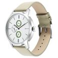 Sonata Quartz Multifunction Silver Dial Leather Strap Watch for Men - image number 1