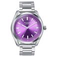 Sonata Poze Quartz Analog Purple Dial Metal Strap Watch For Men - image number 1