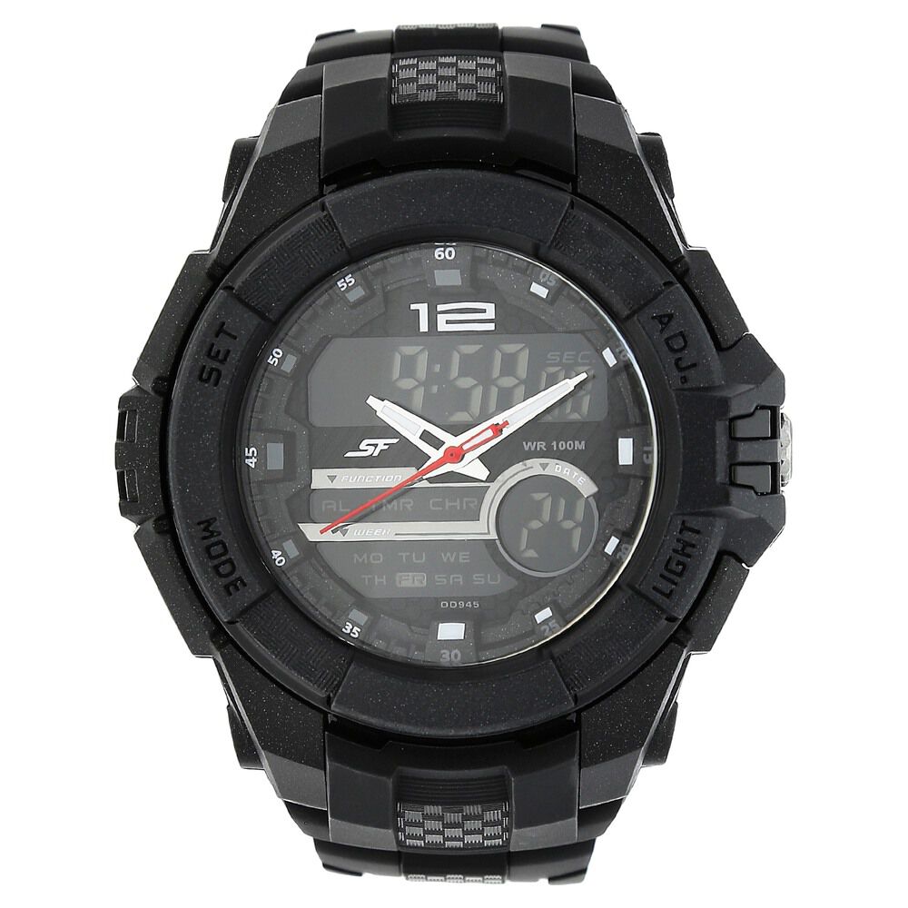Sonata analog top digital watch