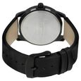 Sonata Quartz Analog with Date Anthracite Dial Leather Strap Watch for Men - image number 4