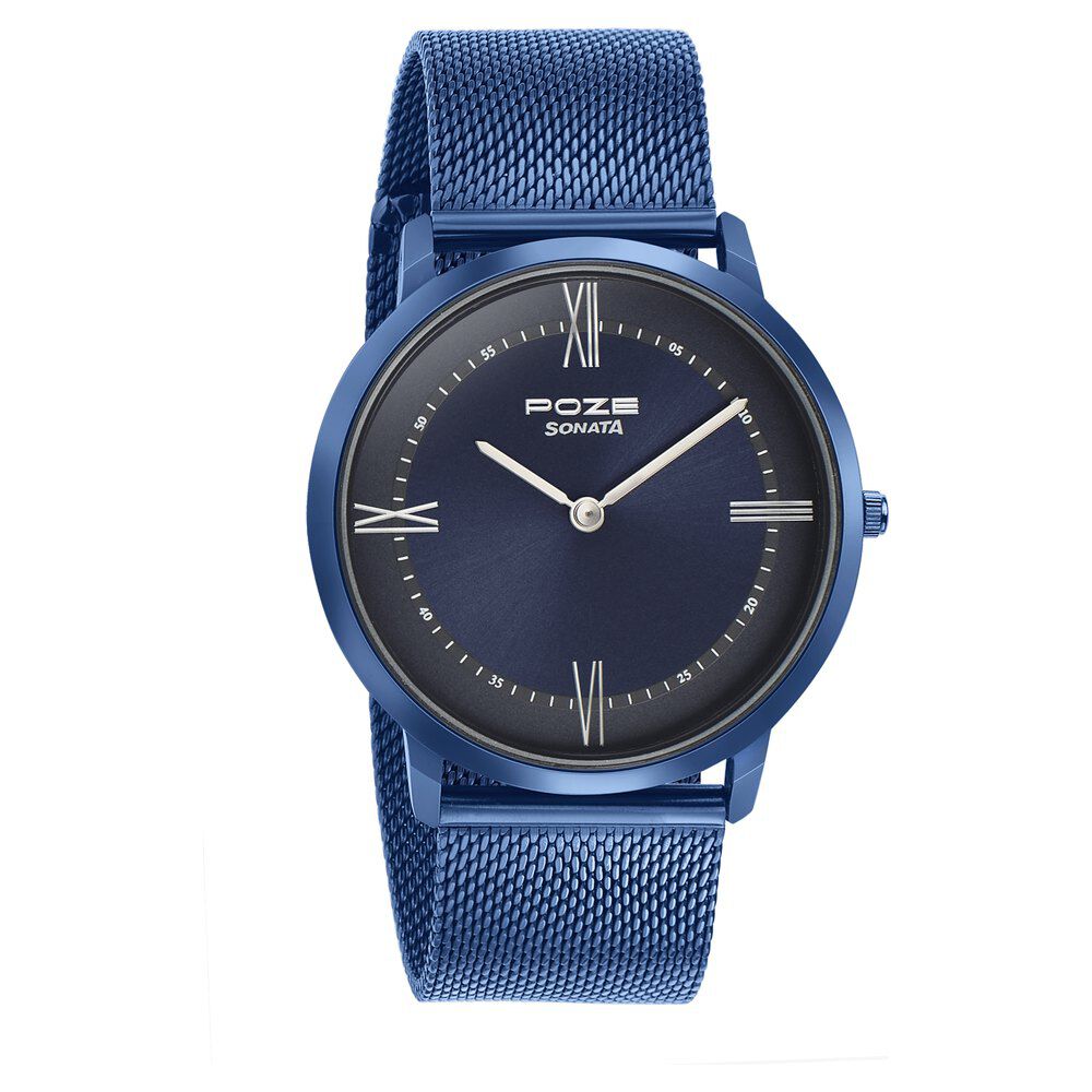 Sonata blue watch hot sale