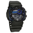 SF Digital Dial Black Polyurethane Strap Watch For Men - image number 0