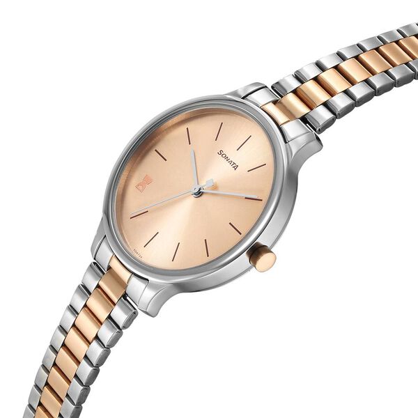 Sonata Play Rose Gold Dial Watch for Women - image number 2