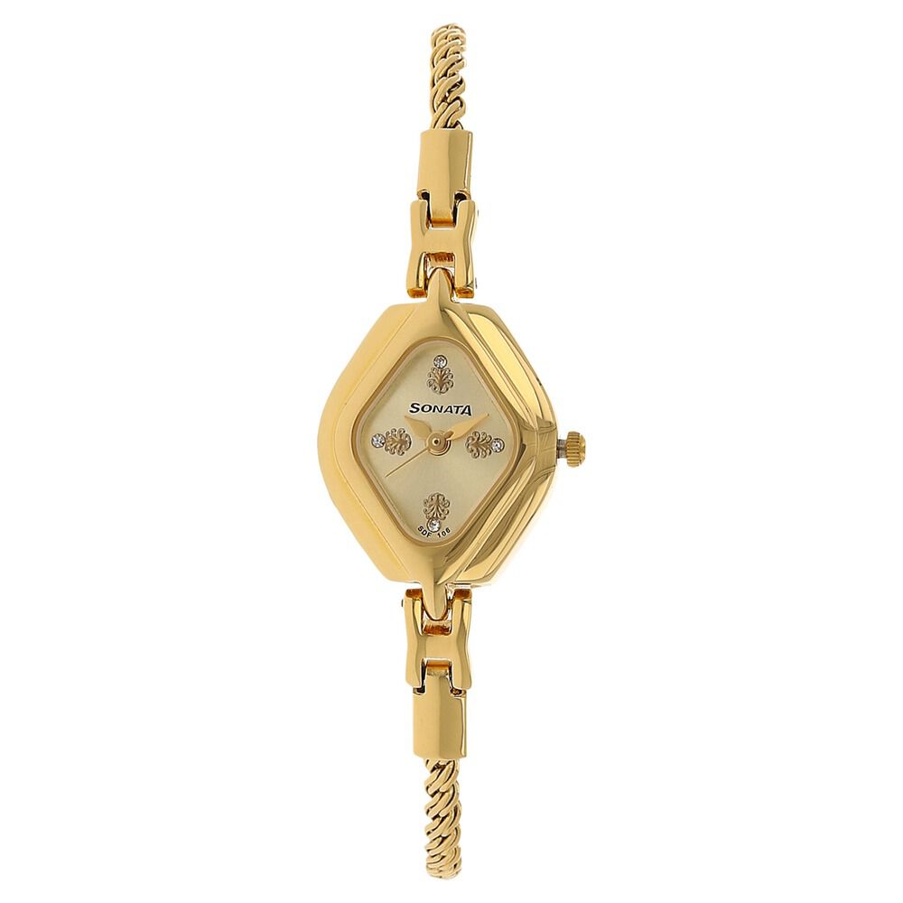 Sonata gold chain watches top