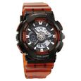 Sonata SF Spectra Quartz Digital Blue Dial Translucent Blue PU Strap Watch For Men