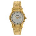 Sonata Quartz Analog with Day and Date Champagne Dial Stainless Steel Strap Watch for Men
