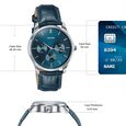 Sonata Men's Work Wear Dark teal dial Watch - Premium Multifunction design for everyday style - image number 3