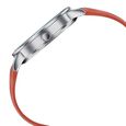 Poze By Sonata Quartz Analog Orange Dial Orange Leather Strap Watch For Men - image number 5