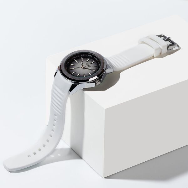 Sonata Poze Quartz Analog White Dial Plastic Strap Watch For Men - image number 0