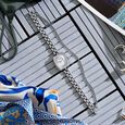 Poze Poze Quartz Analog Silver Dial Silver Metal Strap Watch For Women - image number 0