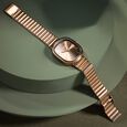 Sonata Poze Quartz Analog Brown Dial Leather Strap Watch for Women