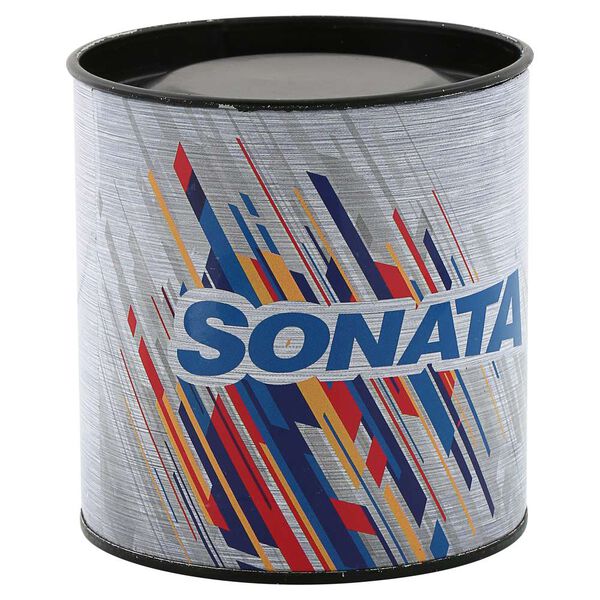 Sonata RPM Silver Dial Plastic Strap Watch for Men - image number 4