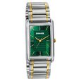 Sonata Ascent Green Rectangular Watch - Two-Tone - image number 1